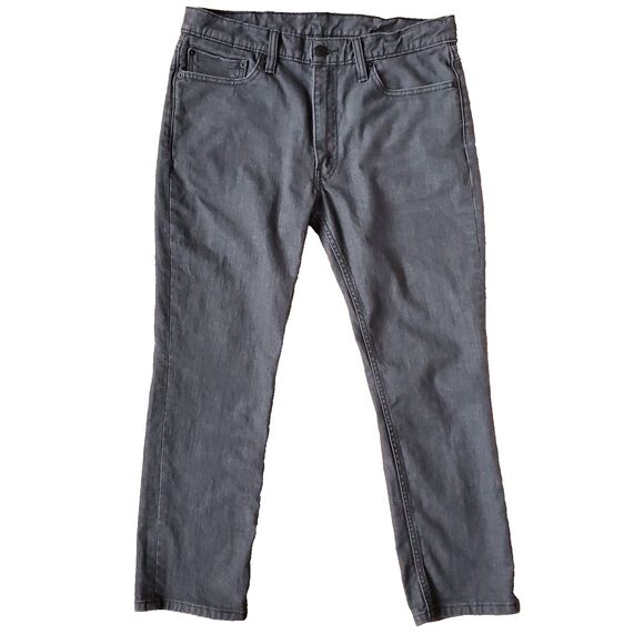 Levis Mens 511 Slim Fit Jeans Gray 34 x 27 Irregular (Tag says 36 x 30) Denim - Picture 1 of 16